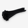 8" Heavy Duty Black Cable Tie Set (100-Piece)