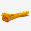 8" Standard Duty Yellow Cable Tie Set (100-Piece)