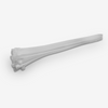 17" Extra Heavy Duty White Cable Tie Set (50-Piece)