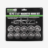 1-1/2" Magnetic Hook Set (10-Piece)