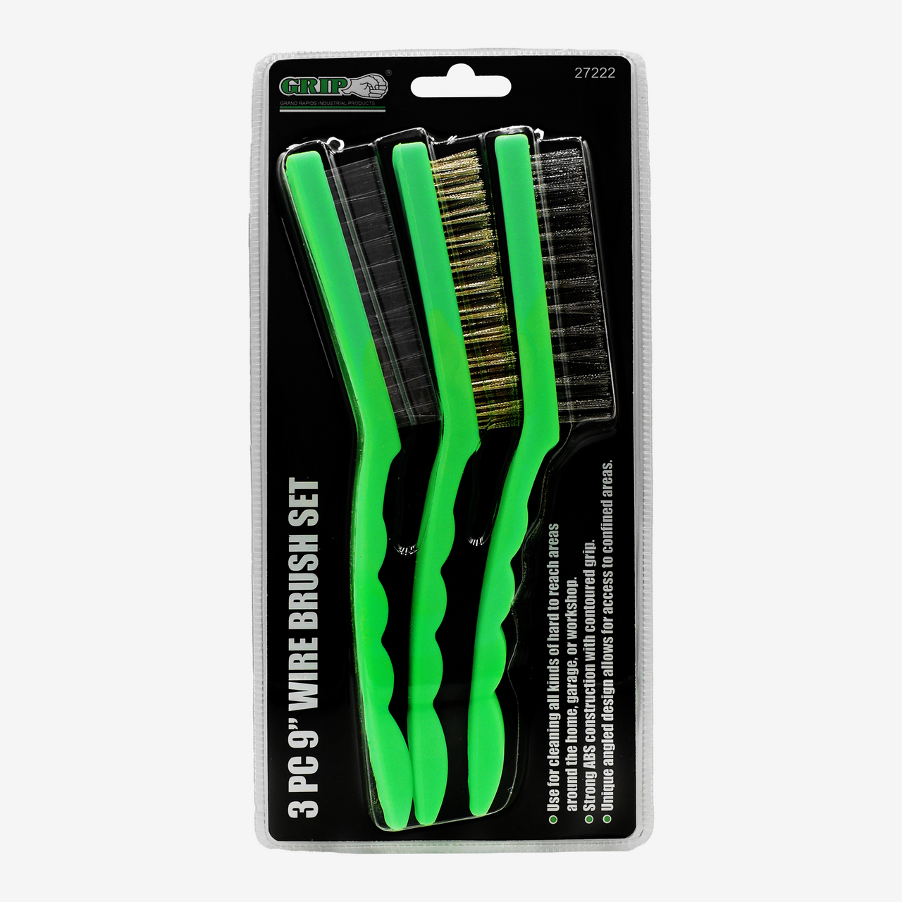 9" Wire Brush Set (3-Piece)