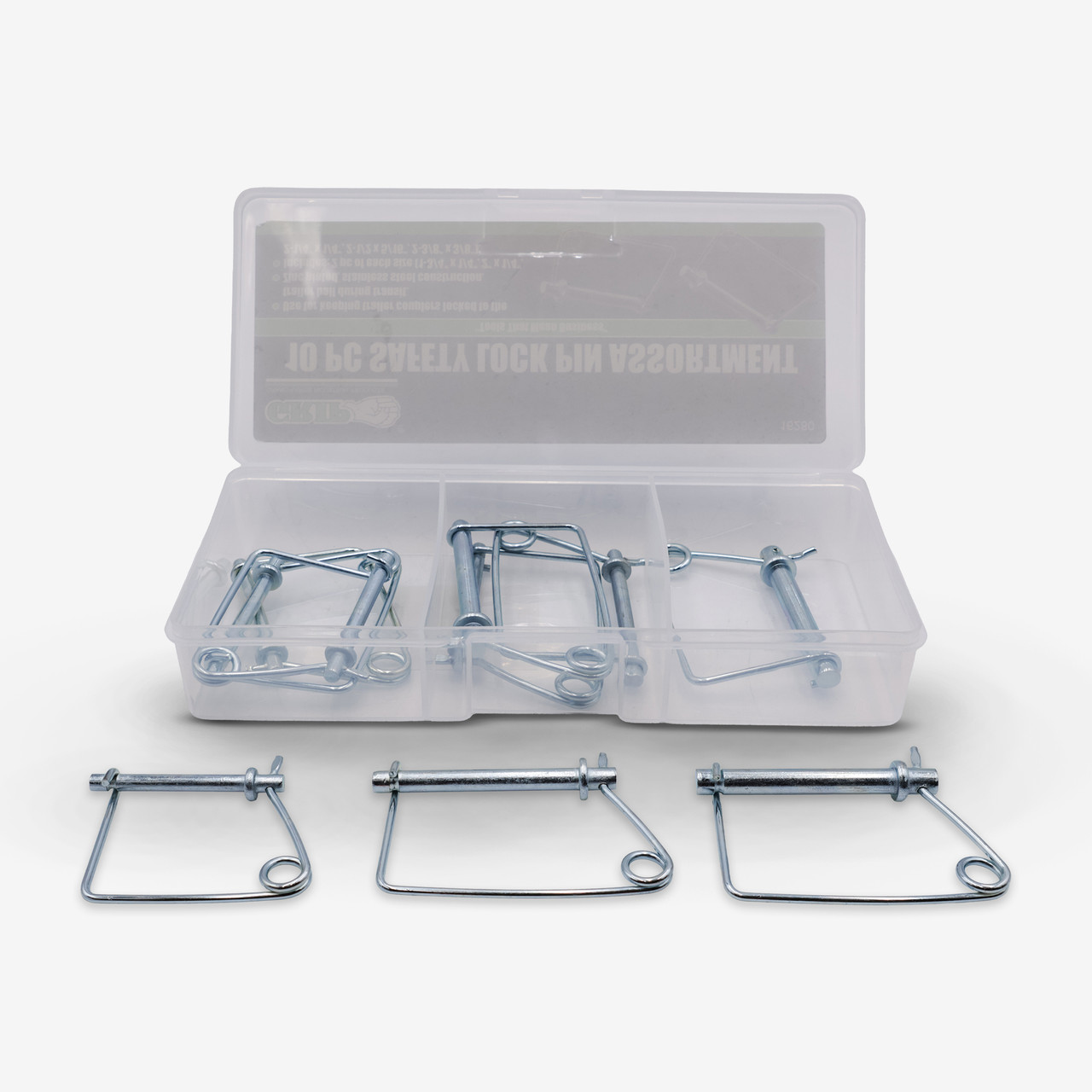 Safety Lock Pin Assortment (10-Piece)