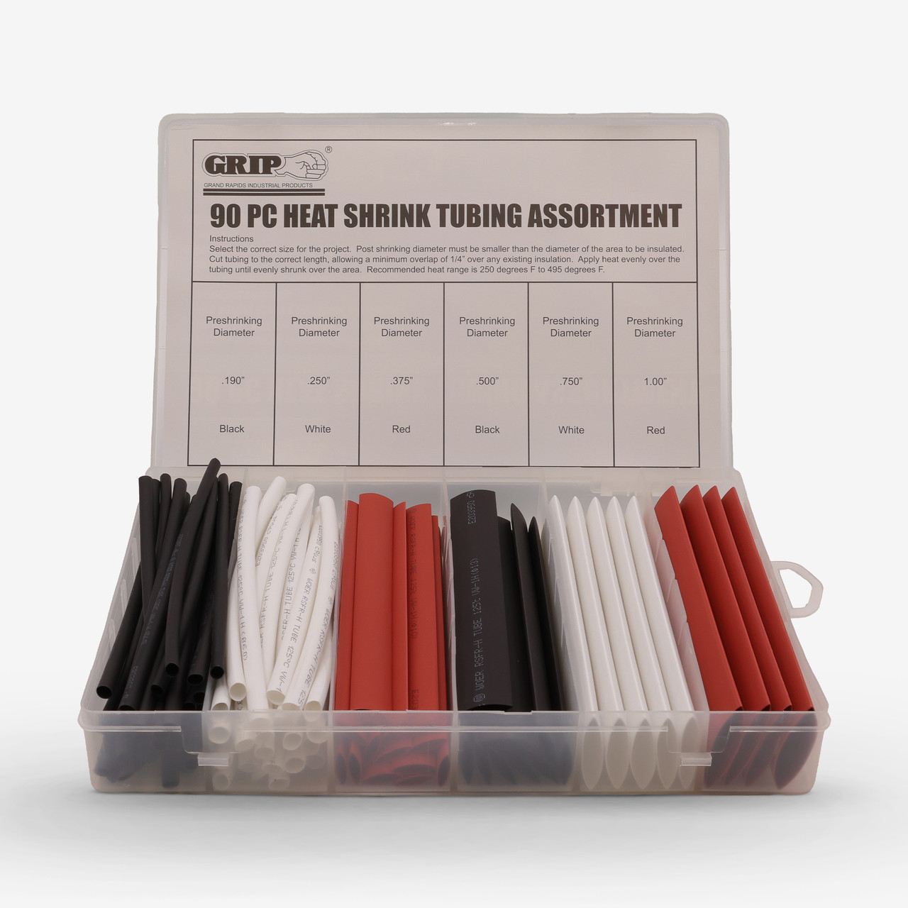 Heat Shrink Tubing Assortment (90-Piece)