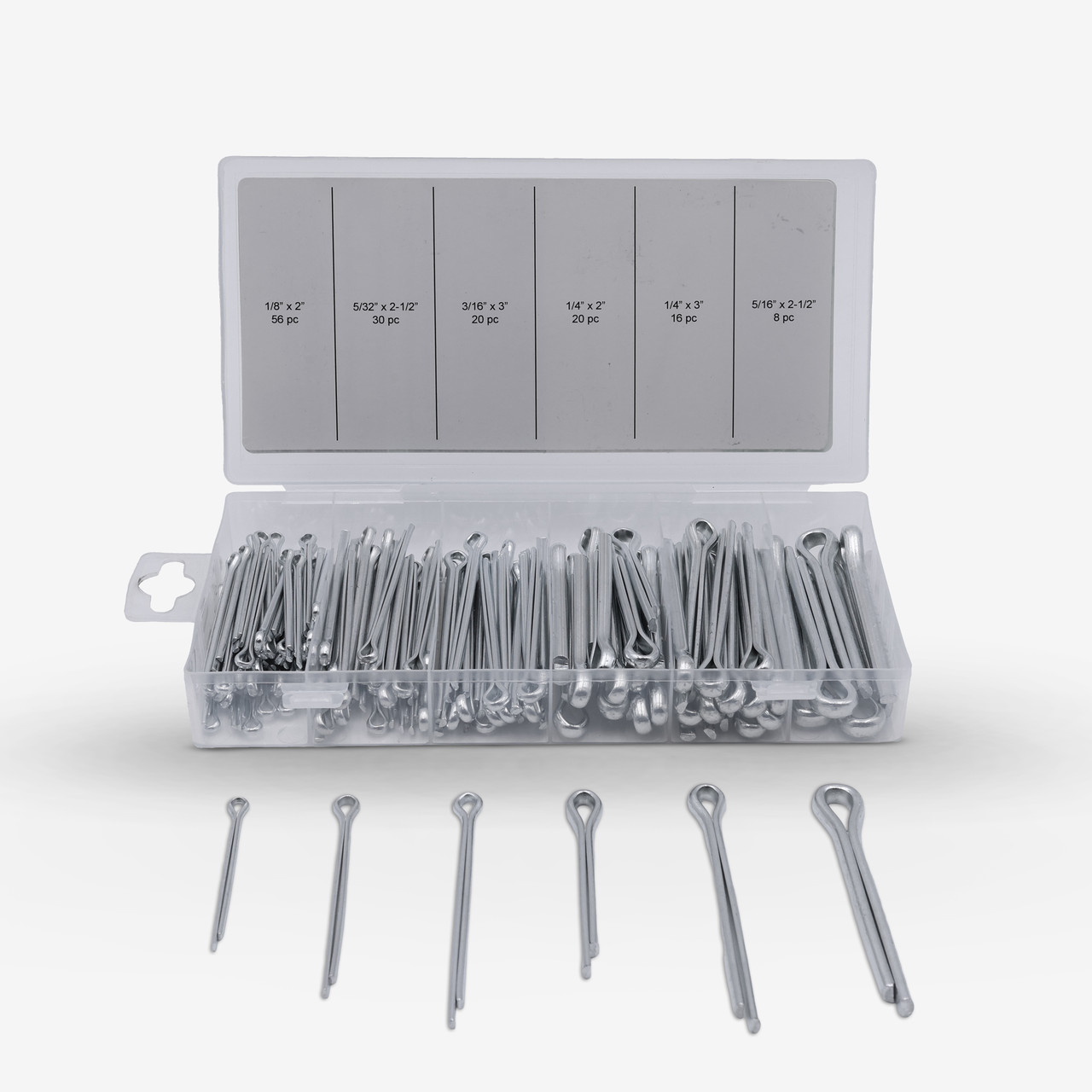 Large Cotter Pin Assortment (150-Piece)