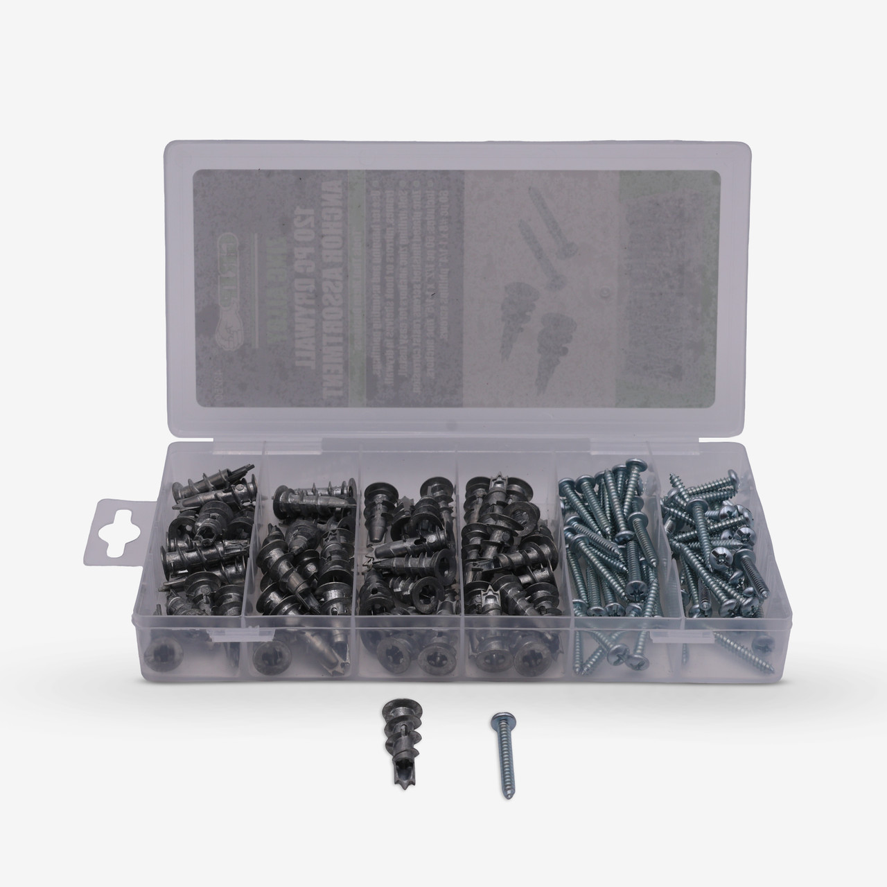 ZINC Drywall Anchor Assortment (120-Piece)