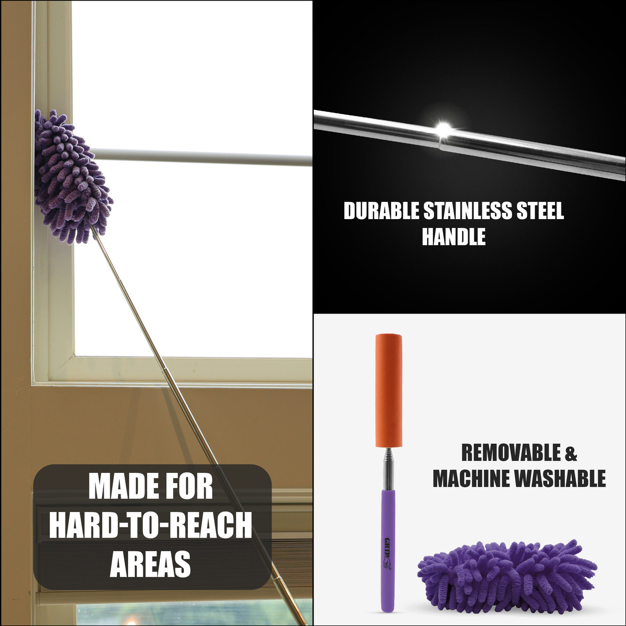 Violet Telescopic Duster