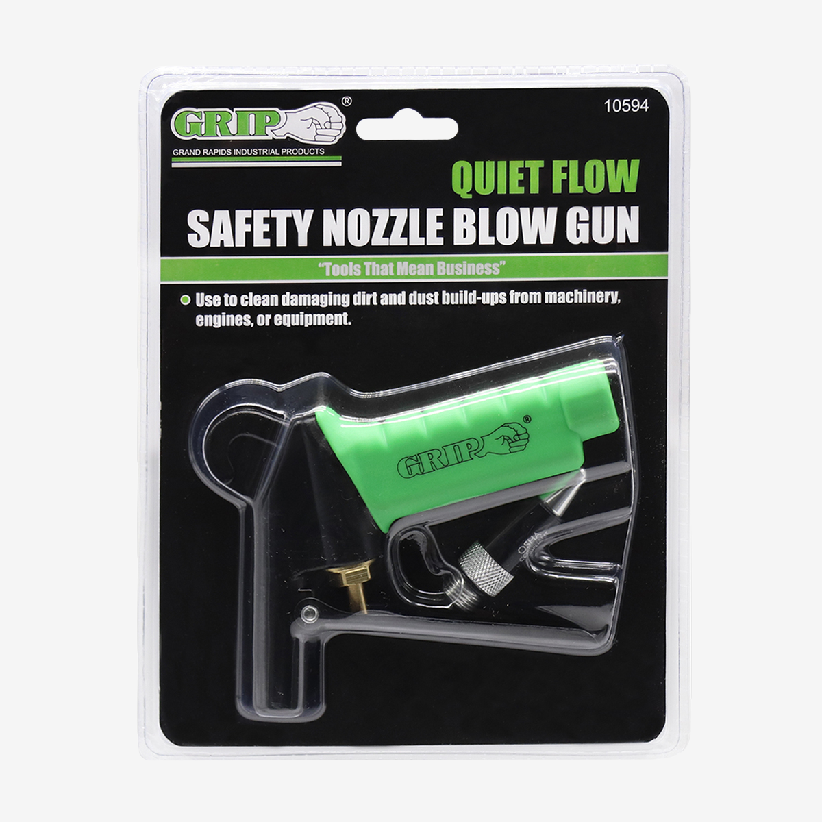 Quiet Flow Safety Nozzle Blow Gun