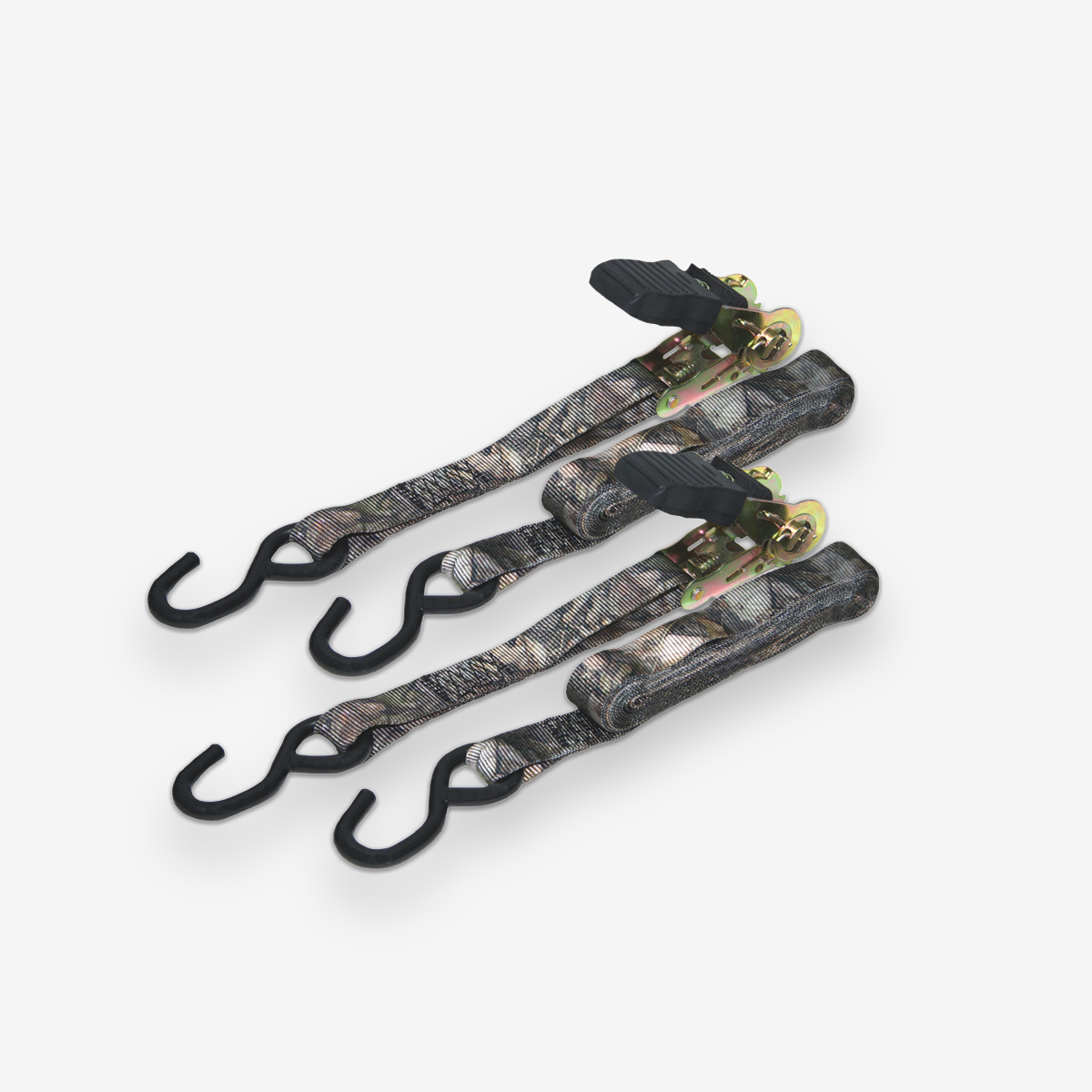 Camo Ratchet Tie Down Set (4-Piece)
