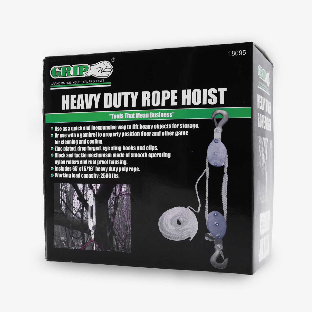 Heavy Duty Rope Pulley Hoist