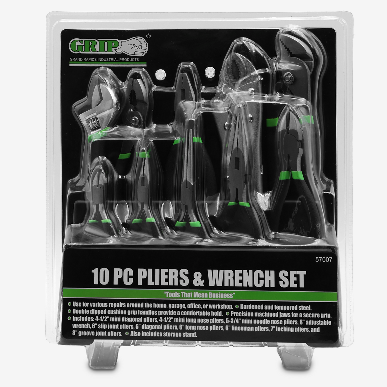 Plier & Wrench Set (10-Piece)