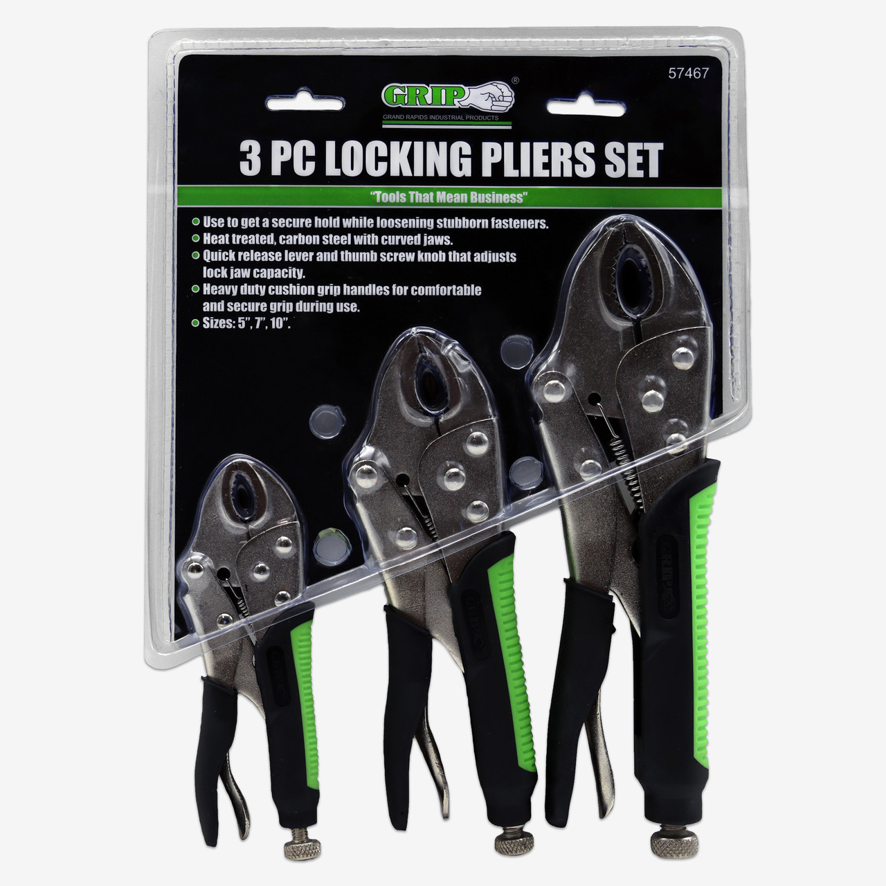 Locking Pliers Set (3-Piece)