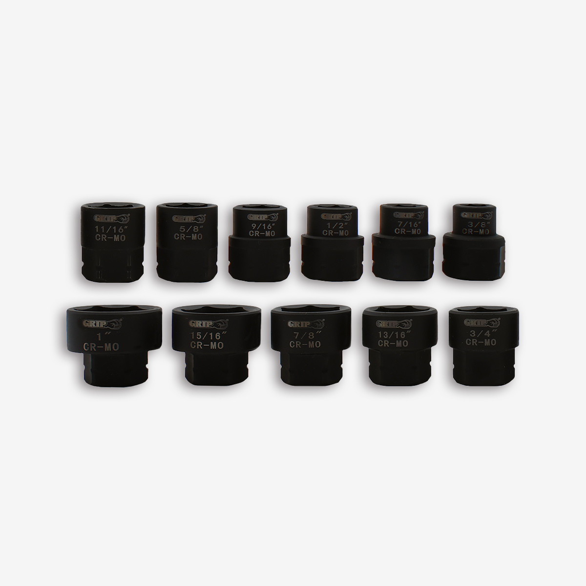 1/2" Low Profile Impact Socket Set SAE (11-Piece)