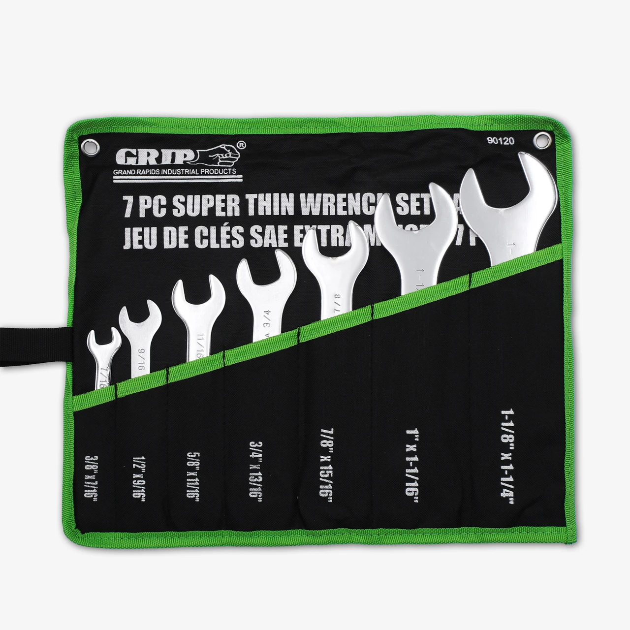 Super Thin Wrench Set SAE (7-Piece)