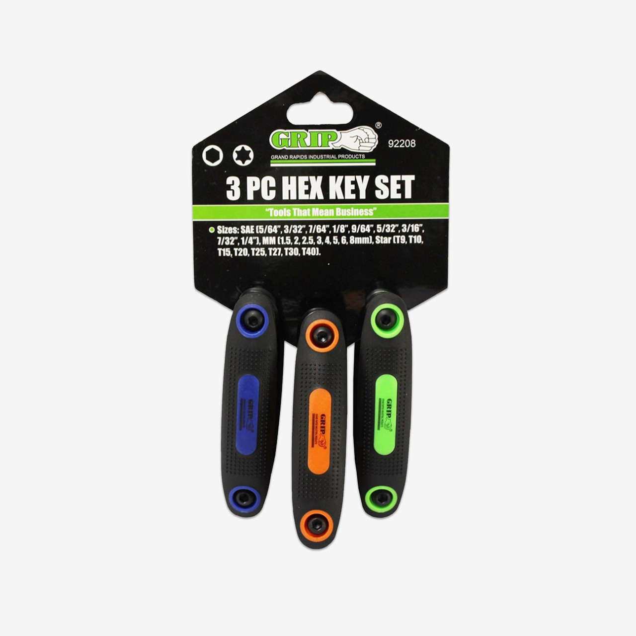 Folding Hex Key Set (3-Piece)