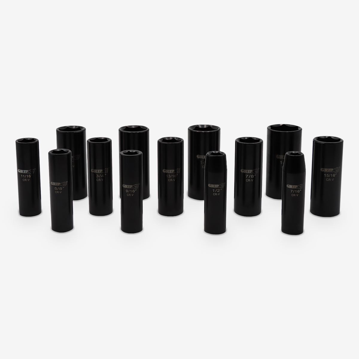 1/2" Deep Impact Socket Set SAE (13-Piece)