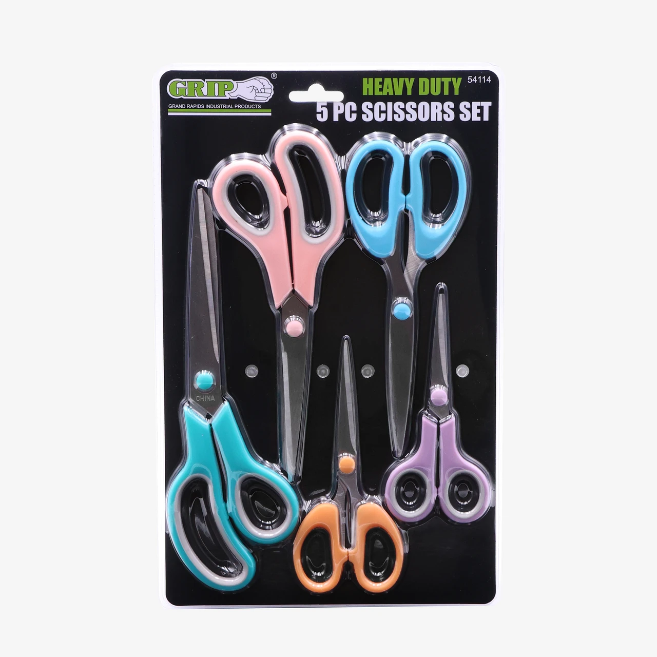 Heavy Duty Scissors Set Pastel (5-Piece)