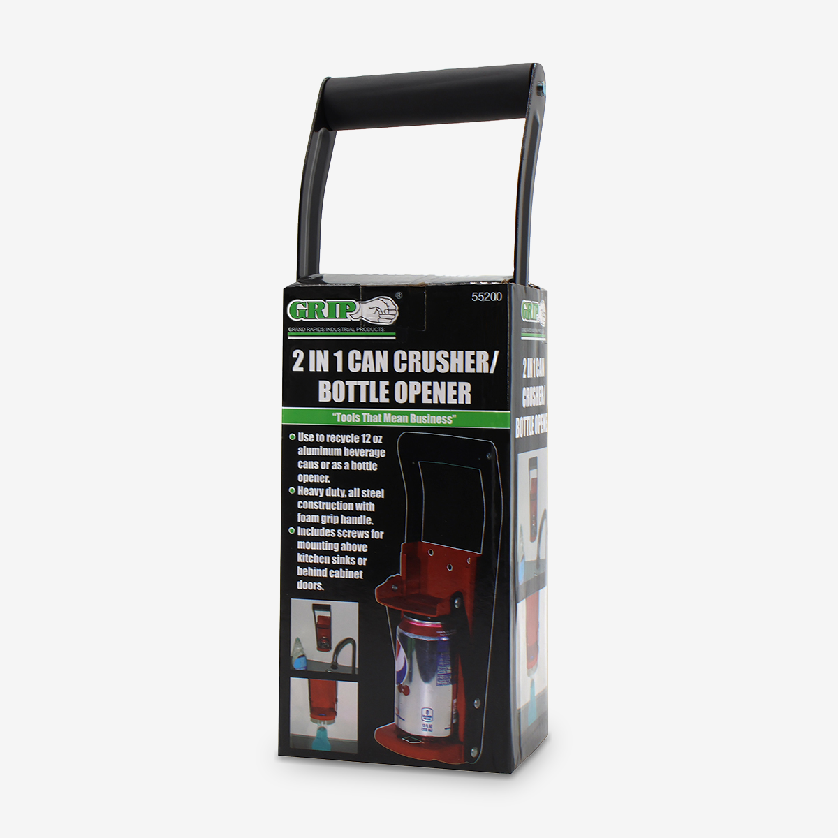 2-In-1 Can Crusher/Bottle Opener
