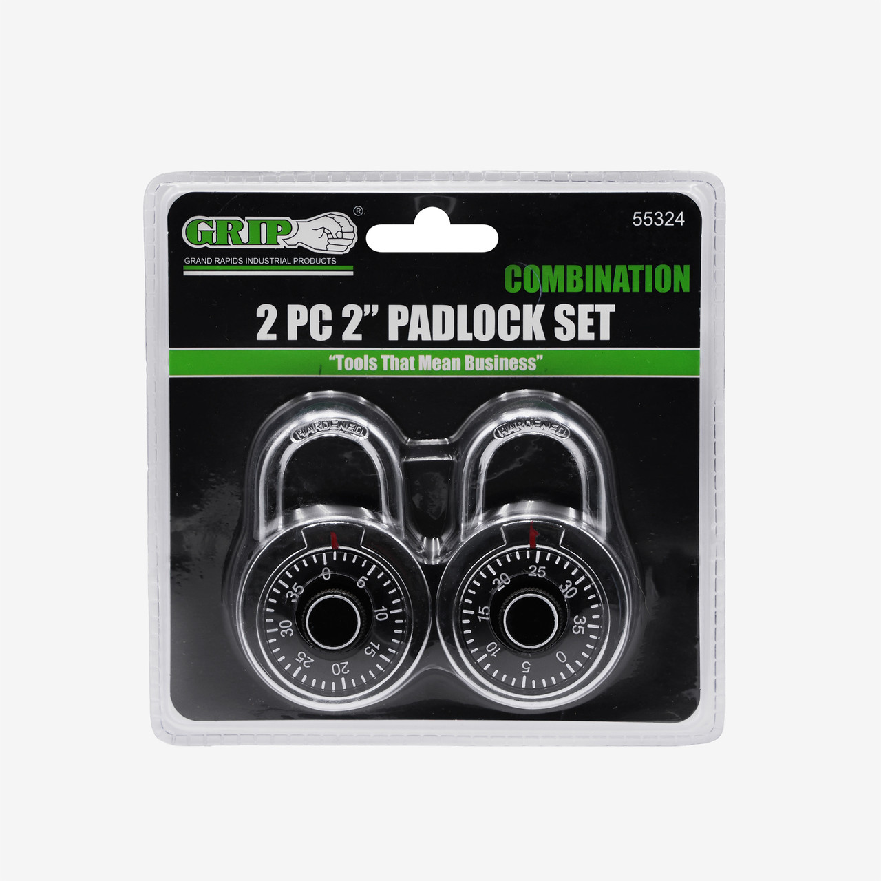 2" Combination Padlocks (2 Pack)