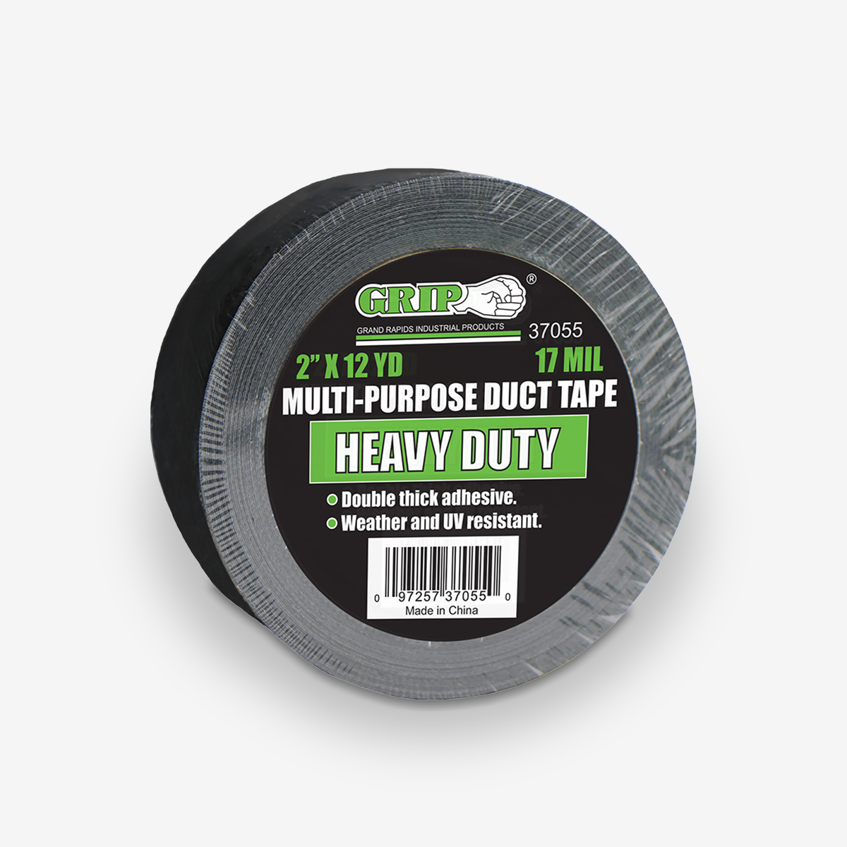2" X 12 yd Heavy Duty Black Duct Tape