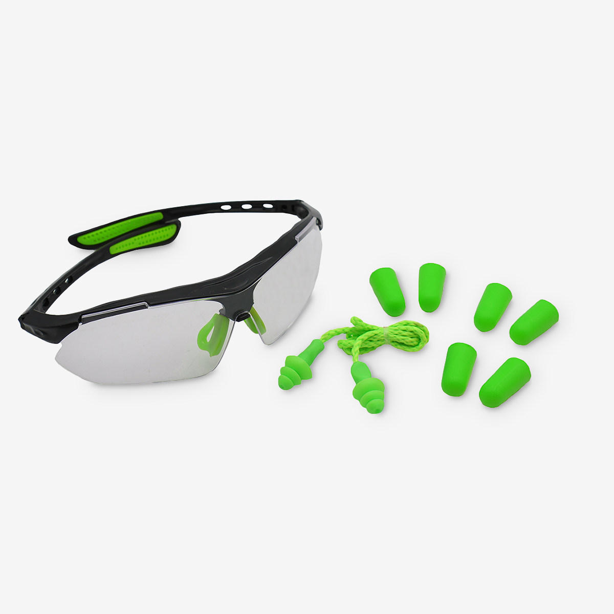 Safety Glasses & Earplug Set