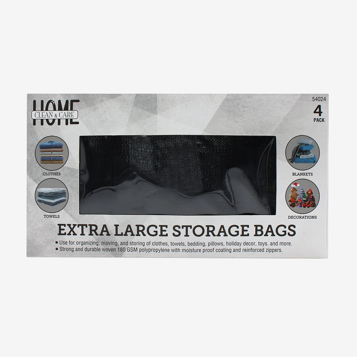 Household Storage Bags (4-Piece)