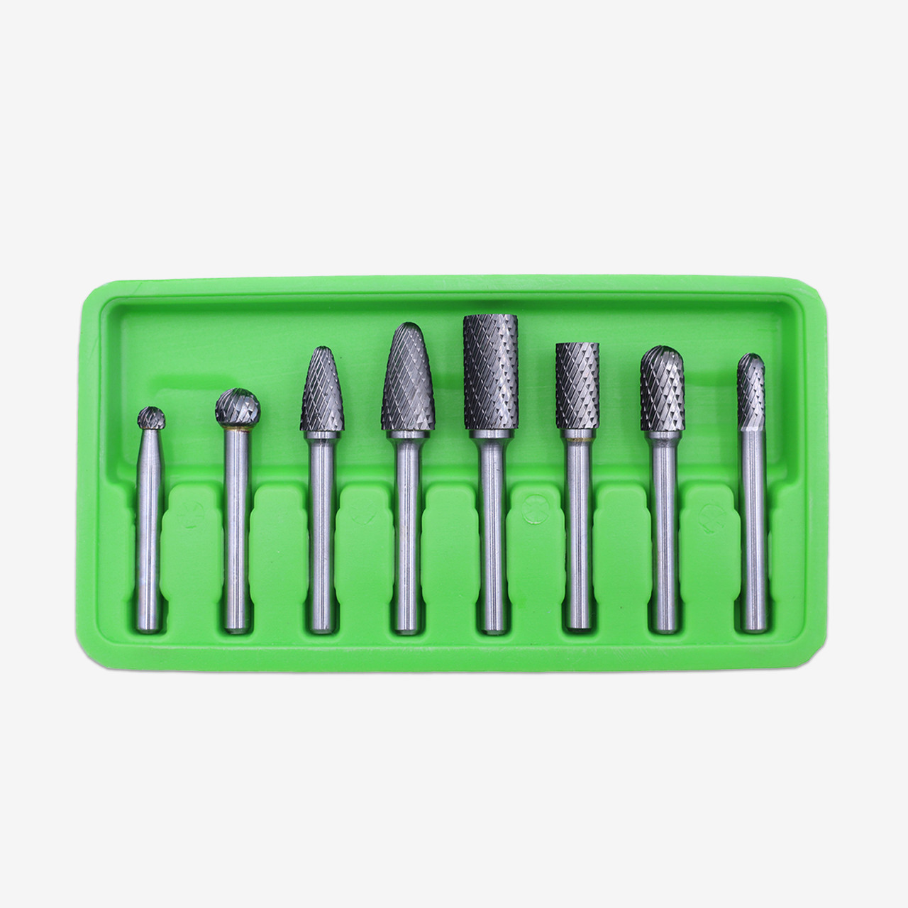 Double Carbide Rotary Burr Set (8-Piece)