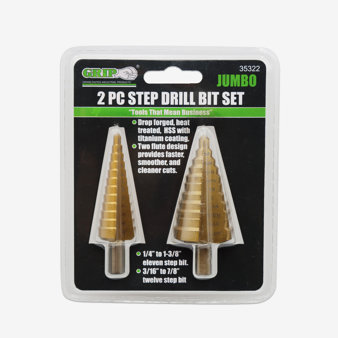 Step Drill Bit Set (2-Piece)