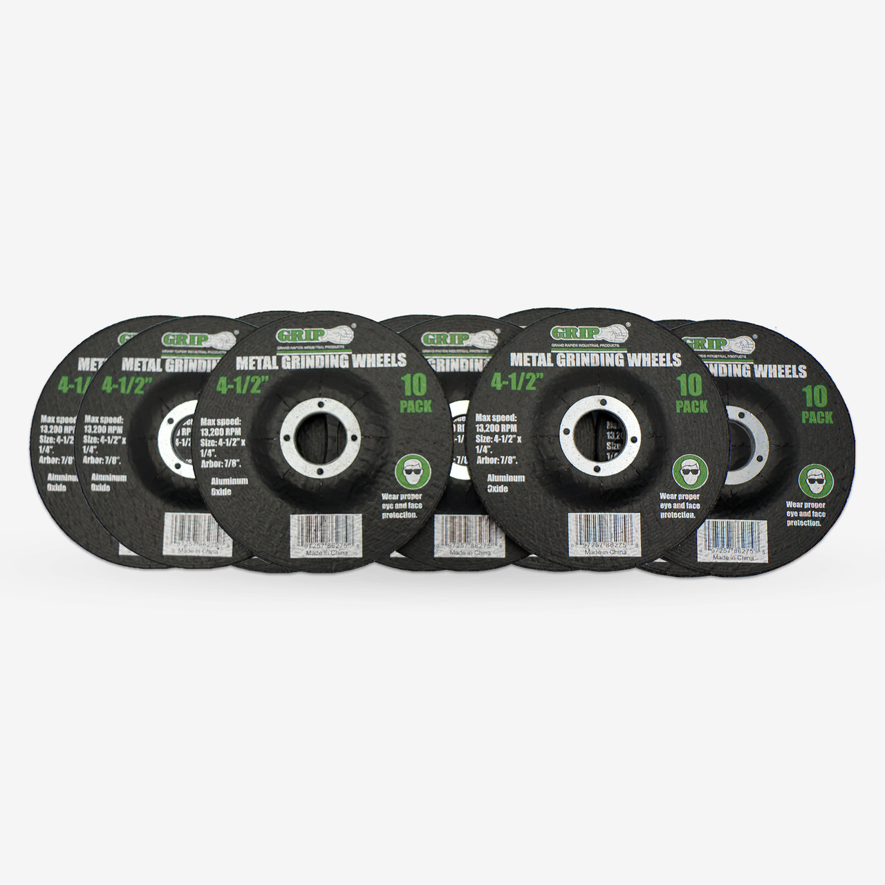 4 1/2" Grinding Wheel Set (10-Piece)
