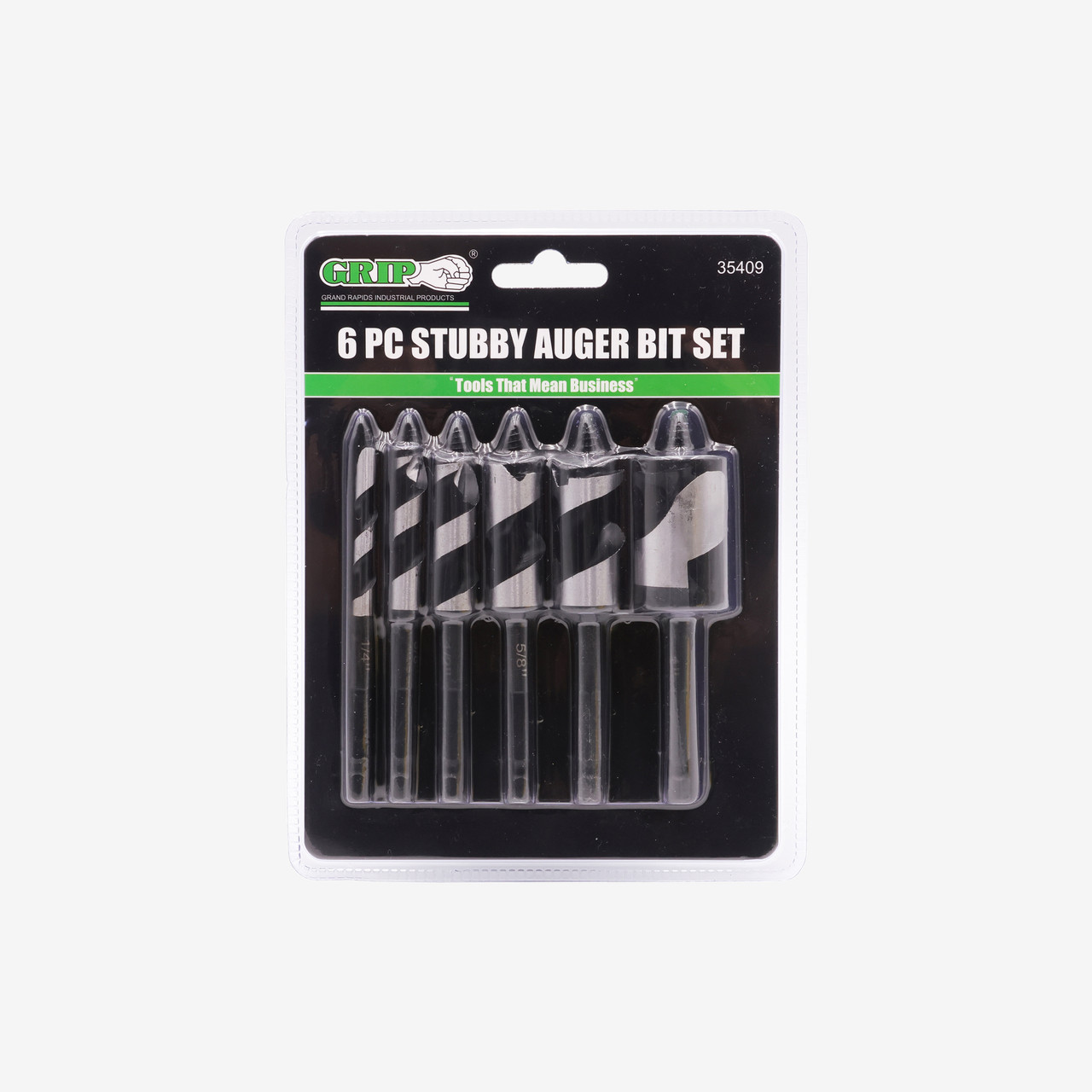 Stubby Auger Bit Set (6-Piece)