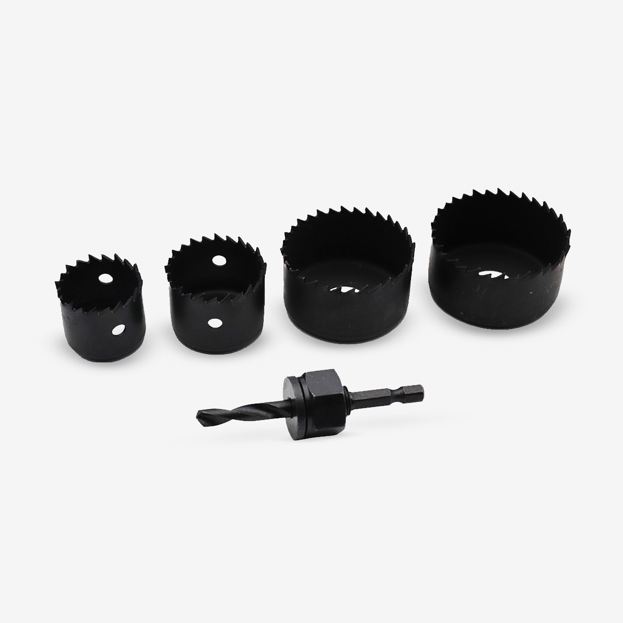 Carbon Steel Hole Saw Set (5-Piece)