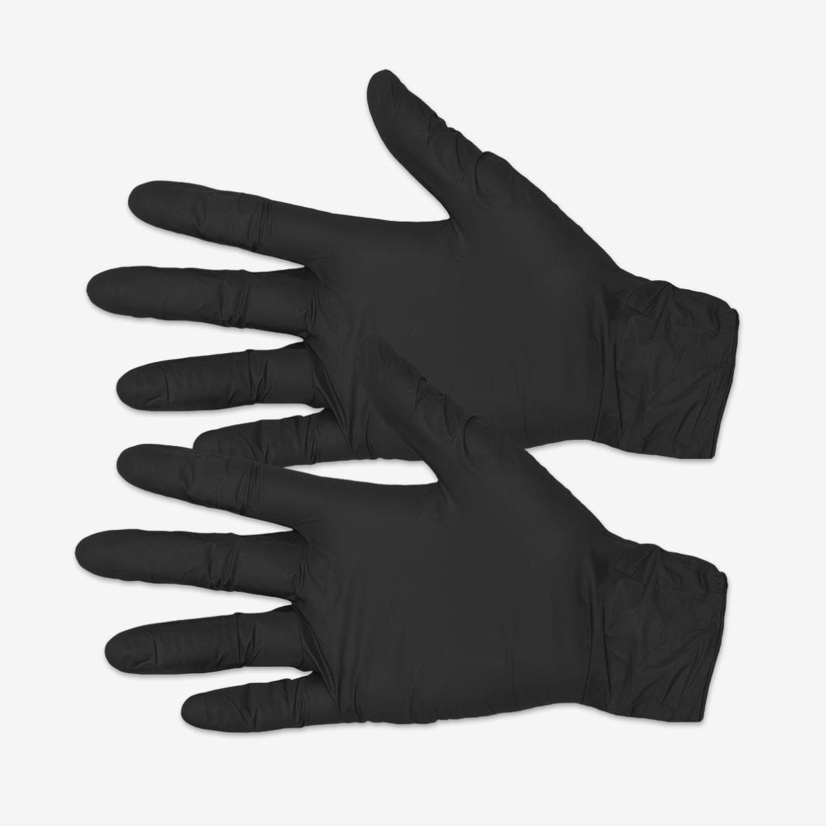 Black Disposable Vinyl/Nitrile Gloves (100 Count)