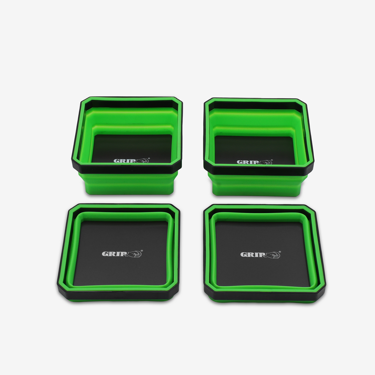Foldable Magnetic Parts Trays (4-Piece)