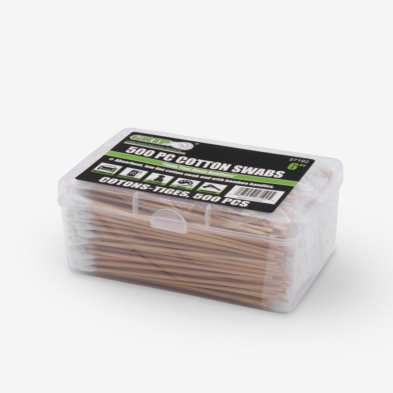 Bamboo Handle Cotton Swabs (500-Pieces)