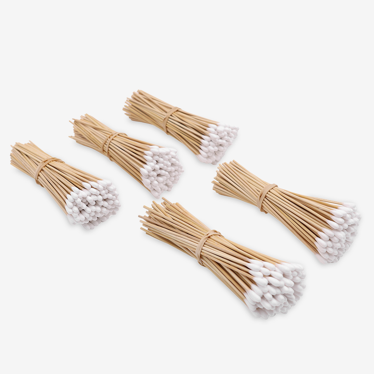 Bamboo Handle Cotton Swabs (500-Pieces)