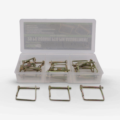 Square PTO Pin Assortment (20-Piece)