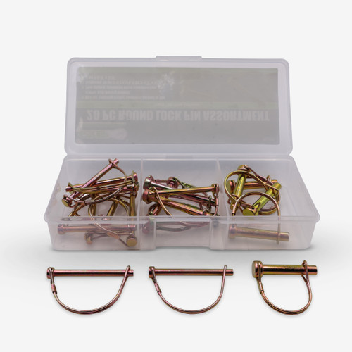 Round Lock Pin Assortment (20-Piece)
