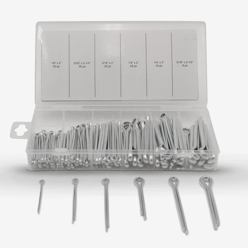 Large Cotter Pin Assortment (144-Piece)