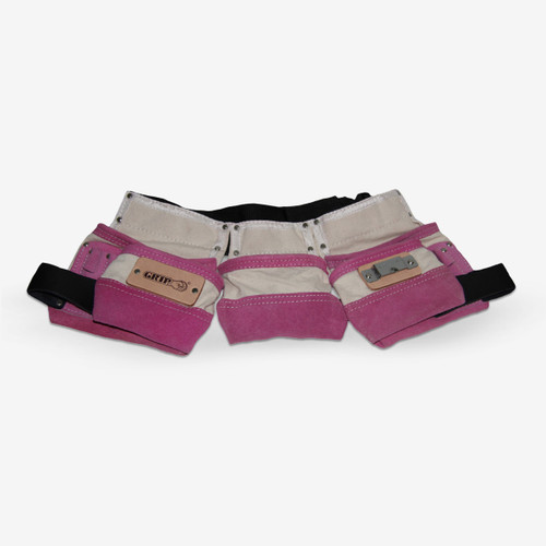 Pink Leather Tool Belt