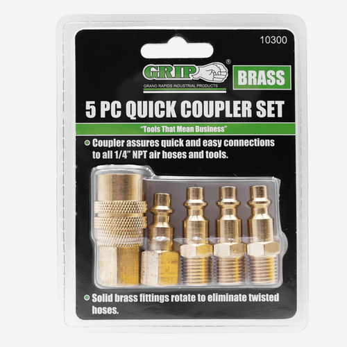 Brass Quick Coupler Set (5-Piece)