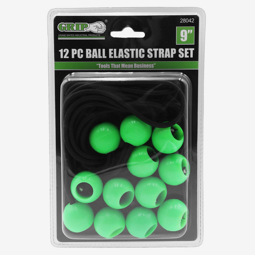 9" Ball Elastic Cord Set  (12-Piece)