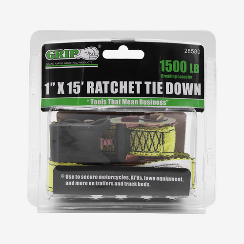1" x 15' Ratchet Tie Down