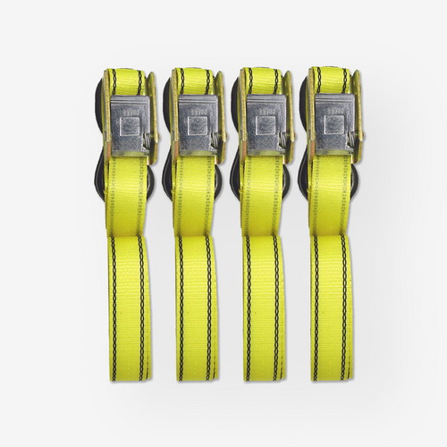 6' Heavy Duty Buckle Tie Down Set (4-Piece)