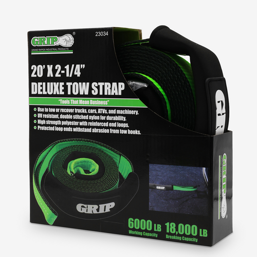 20' X 2-1/4" Heavy Duty Tow Strap
