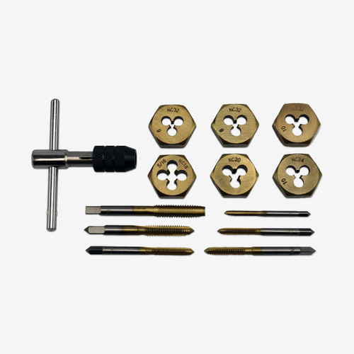 Titanium Tap & Die Set (13-Piece)
