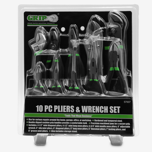 Plier & Wrench Set (10-Piece)