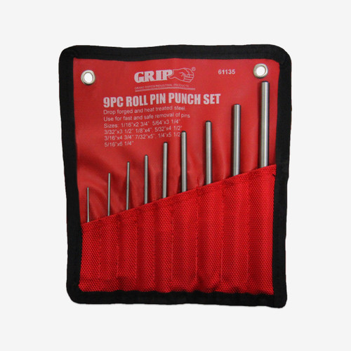 Roll Pin Punch Set (9-Piece)