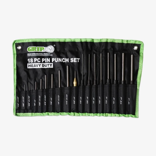 Heavy Duty Pin Punch Set (18-Piece)