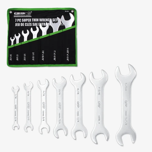 Super Thin Wrench Set SAE (7-Piece)