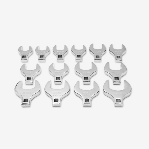 Jumbo Crowfoot Wrench Set SAE (14-Piece)