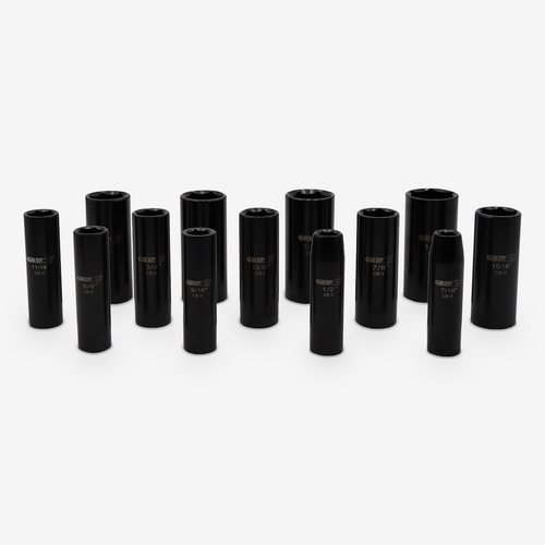 1/2" Deep Impact Socket Set SAE (13-Piece)